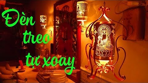 Đèn treo tự xoay được làm từ lon bia-Free hanging lanterns are made from cans of beer