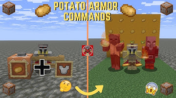 Command Block Tutorial #293: Potato Armor Commands in Minecraft (1.21.6+)