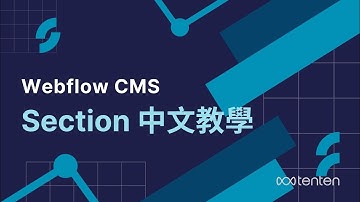 Webflow 中文教學 - Section