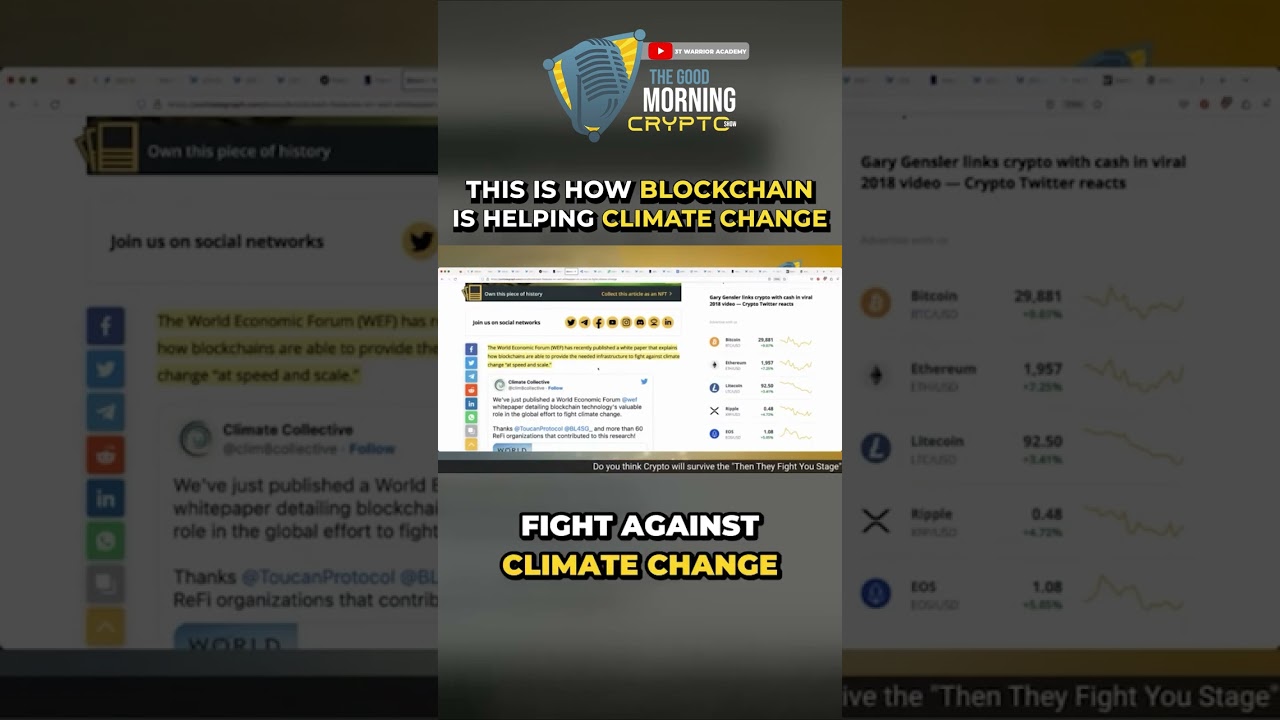This Is How Blockchain Is Helping Climate Change 