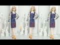 DIY Gorgeous Barbie Thai cloth bib 👗|Lisa Barbie Doll