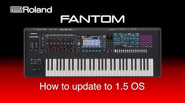 Roland FANTOM - How to update to 1.5 OS