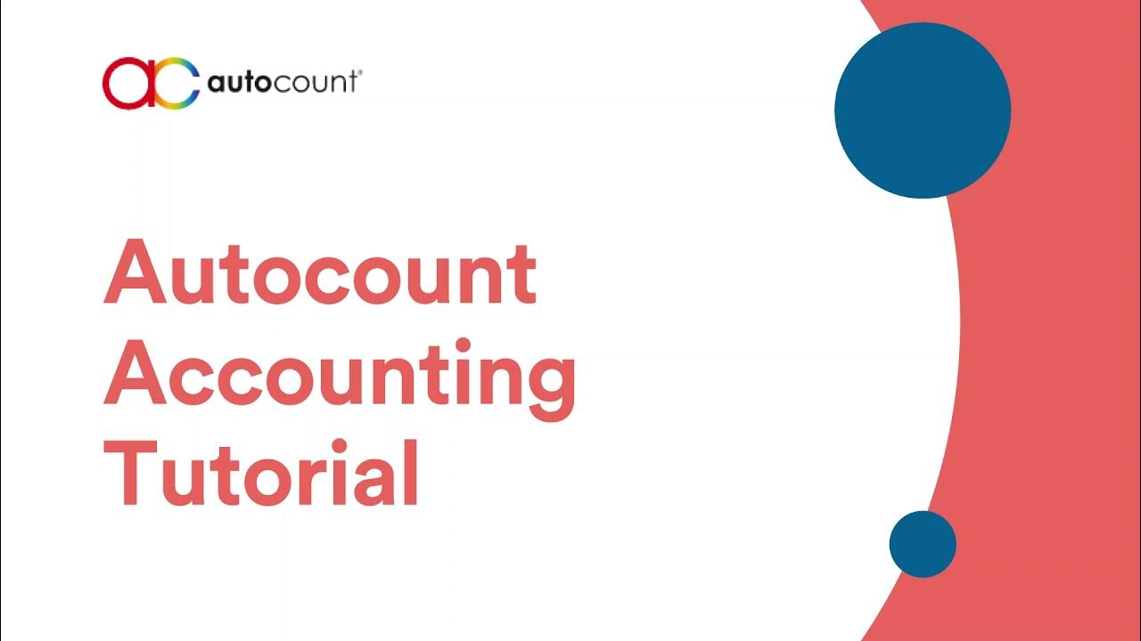 AutoCount Accounting Tutorial Manage Lock Period YouTube