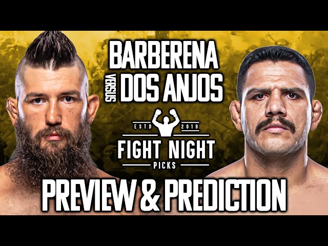 UFC Orlando: Bryan Barberena vs. Rafael dos Anjos Preview & Prediction