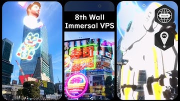 Prototype of WebAR using 8th Wall & Immersal VPS [ Shibuya Crossing Ver. ] | #Designium