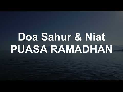 Doa Sahur Puasa Ramadhan dan Niat Puasa Ramadhan