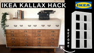 EXTREME IKEA HACK | DIY Ikea Kallax Hack | DIY Apothecary Cabinet