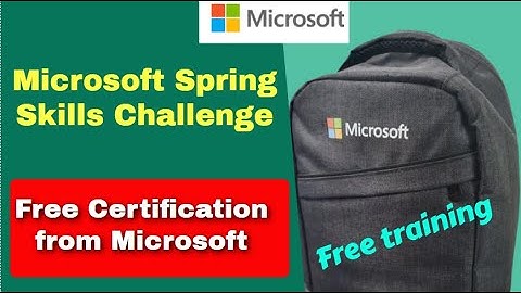 Microsoft Spring Skills Challenge 2022 // Free Microsoft Certification & Training