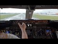 Boeing 747  takeoff   at v1 captain remove his hand from throttles then long run till liftoff 