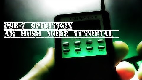 Psb-7 Spiritbox Am Hush Mode And Tutorial