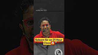 Saleem Sir ki 21 Hour Wali Class😱💯 #pw #neet #physicswallah