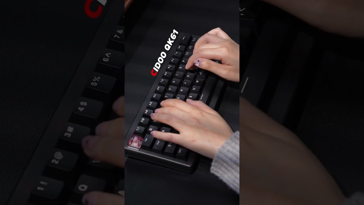 Cidoo QK61 Keyboard Typing Customkeyboard Minimaldesign Mechkeyboard Keyboardbuild