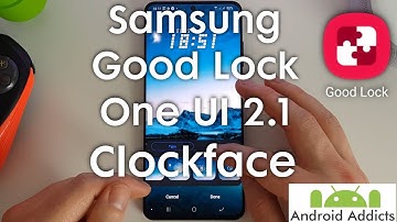 Samsung Good Lock (2020) One UI 2.1 - Clockface
