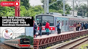 KRL BATAL DIPERPANJANG SAMPAI KARAWANG,KDM:SAYA KOORDINASI DGN KEMENHUB
