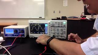 University Physics Lectures, Oscilloscope Laboratory Exercise, Waveforms and LR Circuit