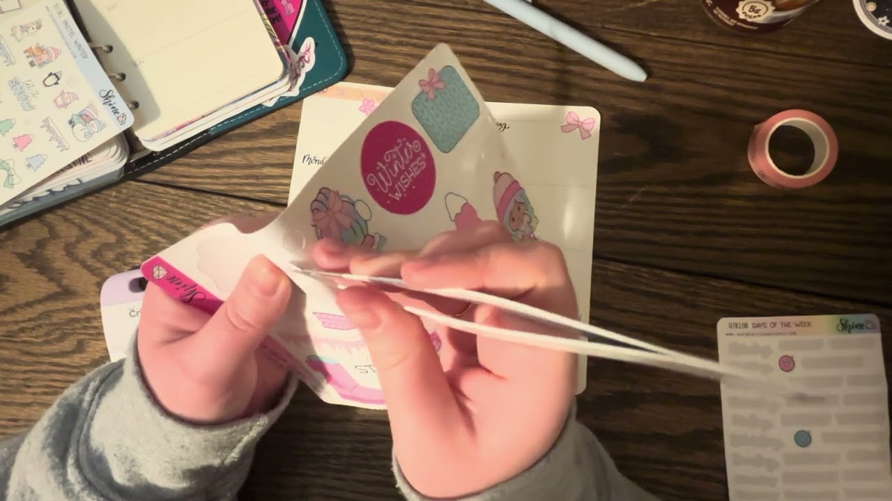 Plan with me in my rings! ✨