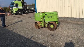 WACKER REMOTE CONTROL SHEEPS FOOT ROLLER