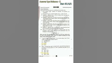 Answer key Science Set-31/4/2 Class-10th CBSE board exam 2025.