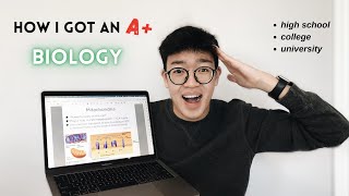 HOW TO DO WELL IN BIOLOGY | high school & college/university biology tips & tricks