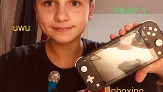 [ASMR] Nintendo Switch lite unboxing + some gameplay :) ♥️ screenshot 1