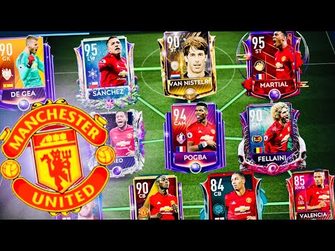 FIFA MOBILE 19 ! Best Manchester United Team with Icons,Master Sanchez,Martial,POTM Pogba,De Gea