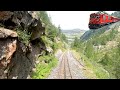 ★ 4K 🇨🇭 Oberwald - Furka - Realp rack railway diesel cab ride  [08.2021] Führerstandsmitfahrt