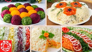 TOP 5 salads for New Year 2024! The most popular salads on my channel!