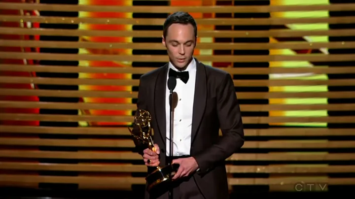 Jim Parsons wins an Emmy for "The Big Bang Theory" 2014