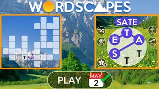 Wordscapes Daily Puzzle May 2, 2023