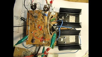 How I developed (= how to make) a classic 15 Watt audio amplifier with a 741 Opamp, part 1