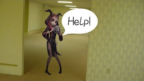 Priestess got no clipped to the Backrooms | Identity V Priestess Gameplay (Happy Birthday Fiona)