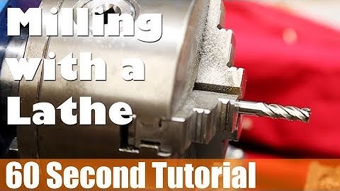 60s Tutorial - How To Do Simple Milling On A Mini Metal Lathe