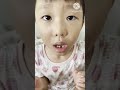 밍구 첫 이빨 빼기(쫄보) #shorts