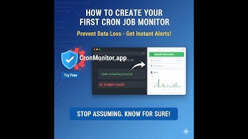 Monitoring Cron Jobs: A MySQL Backup Example | CronMonitor.app Tutorial