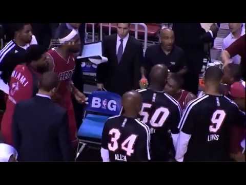 LeBron James Yells at Mario Chalmers - YouTube