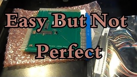 Installation Of A MikesArcade Double Jamma Adapter Better Quality