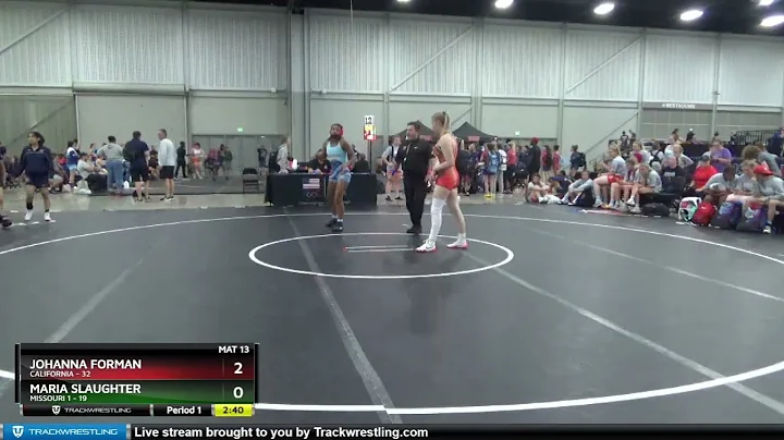 152 Lbs Round 1 (8 Team) - Johanna Forman, Califor...