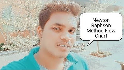 Newton Raphson Method Flow Chart