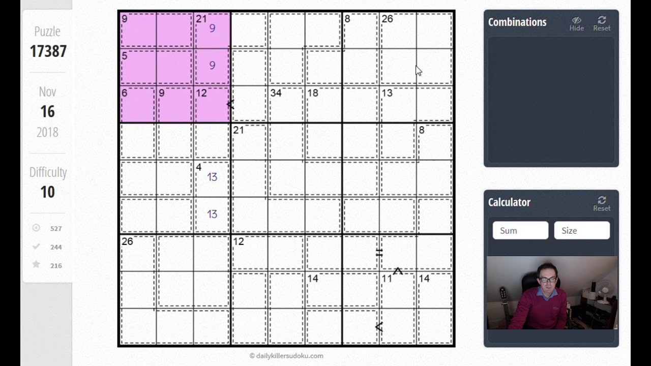 Sudoku Solver - Killer Sudoku Solving Techniques and Tips