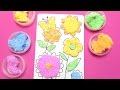 Foam Clay - Pearl Putty Playdough Floam Material - Butterfly & Flowers