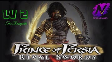 Prince of Persia - Rival Swords Level 2 (The Ramparts) PSP Walkthrough in Android