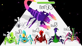 SCORPION RUN: Evolve & Clash - Level Up Scorpion (NOOB PRO HACKER) screenshot 2