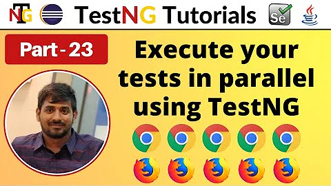 P23 - Execute your tests in parallel using TestNG | TestNG | Testing Framework |