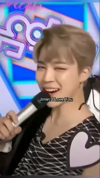 Jimin shy ! after saying I love u 🥰 #bts #shorts
