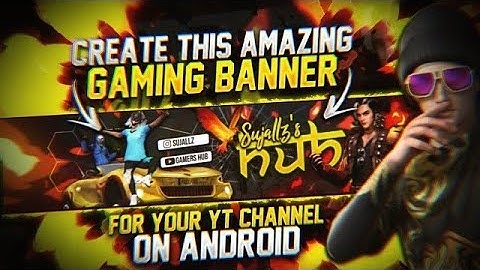 Create This Amazing Free Fire Yt Banner On Android | Ps Touch Tutorial | Sujallz