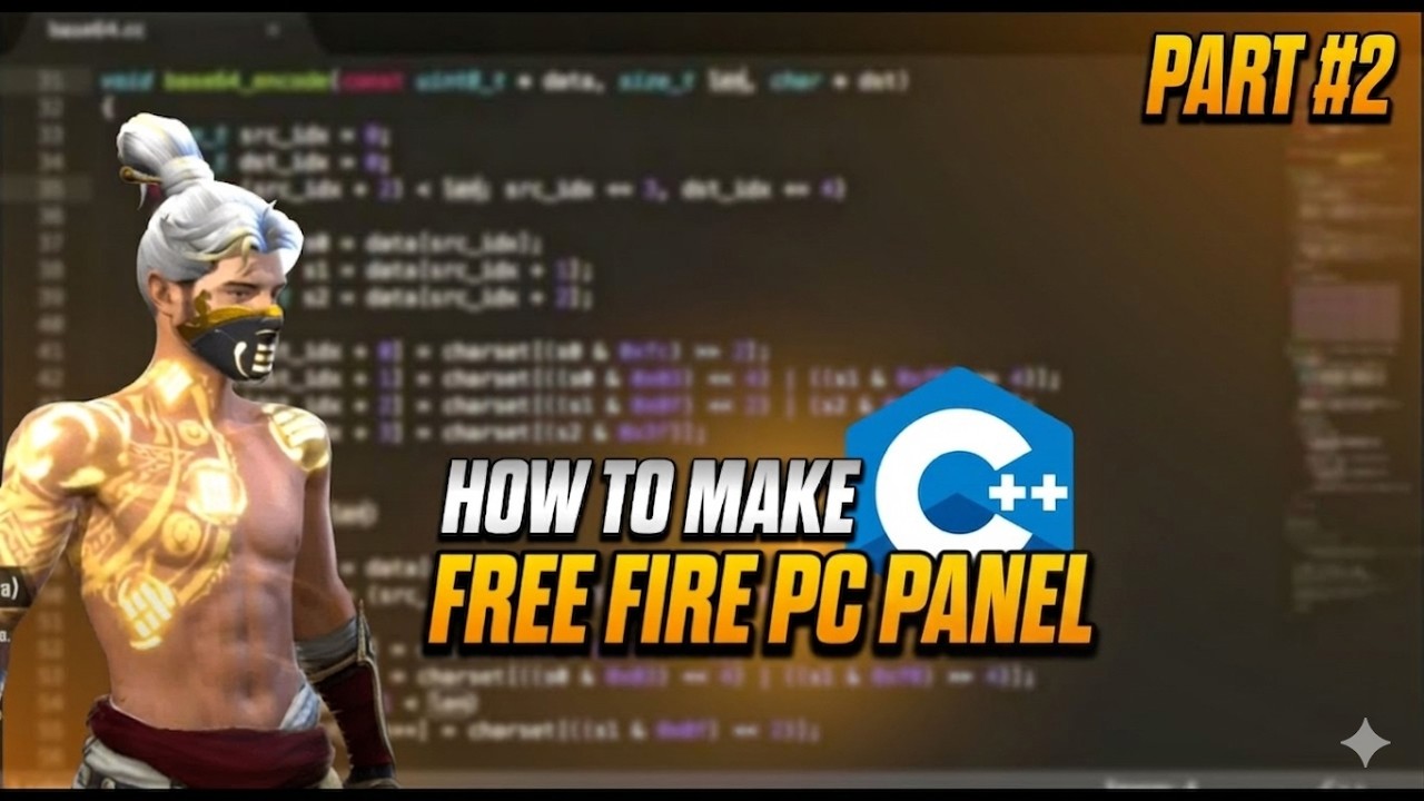 How To Make Free Fire Pc Panel On C++ 🎯 Panel Making Course | Part 2 ...