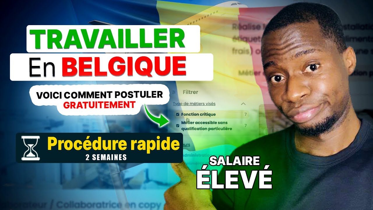 URGENT🚨:Belgique🇧🇪Recherche Plus De 40.000 Travailleurs Sans Qualification...