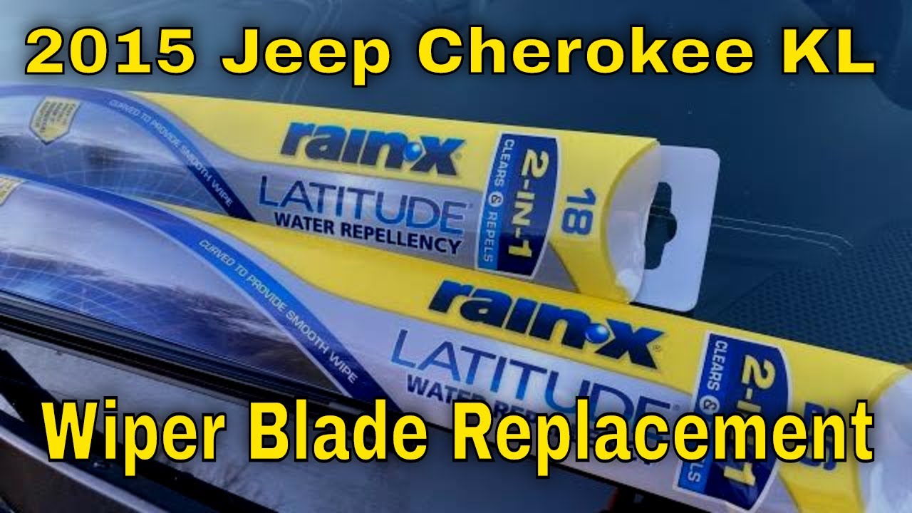 2015 Jeep Cherokee Kl (2014-2018) Wiper Blade Replacement