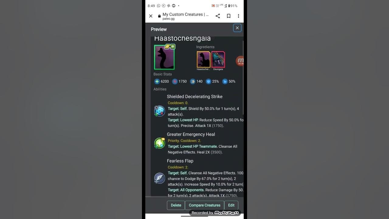 My Custom Creatures In JWA Toolbox YouTube