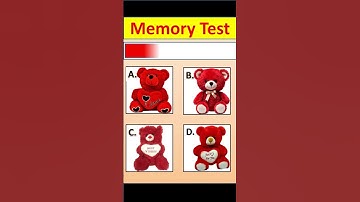 Memory Test🧠🧐🦾 / IQ Test #shorts #ytshorts #memorytest